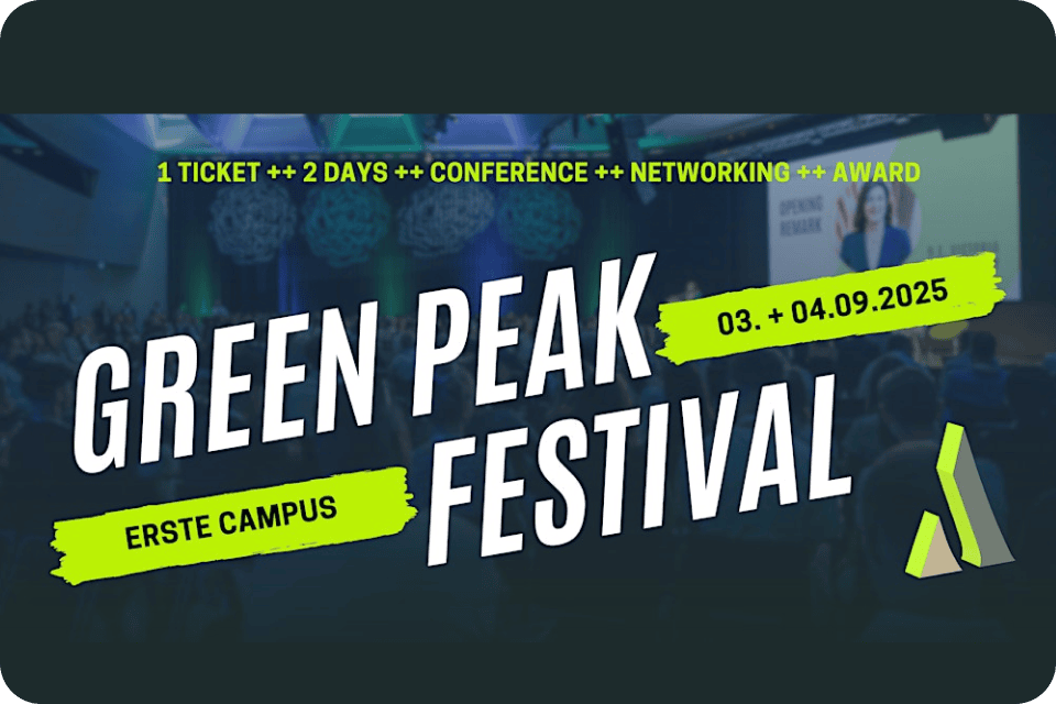 Green Peak Festival Vienna: Nachhaltigkeit und grüne Technologien
